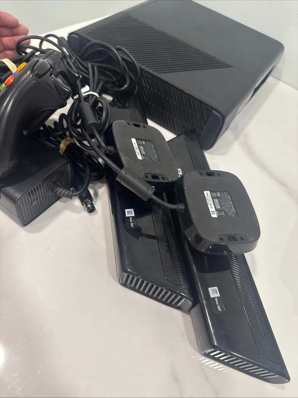 Microsoft Xbox 360 Bundle with Dual Kinect Sensors and Black Wireless Controller